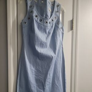 Calvin Klein sleeveless grommet dress